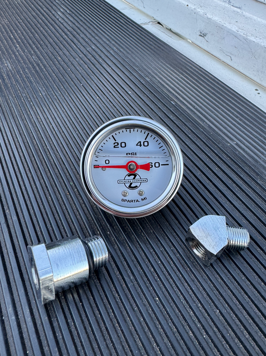 ZYLSTRA CHOPPERS 油圧ゲージ + アダプターキット