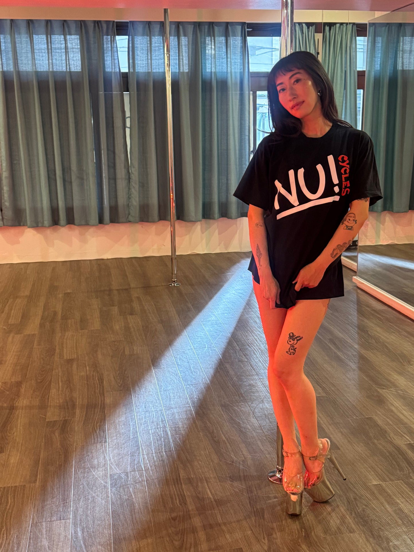 NU! CYCLESショップTシャツ