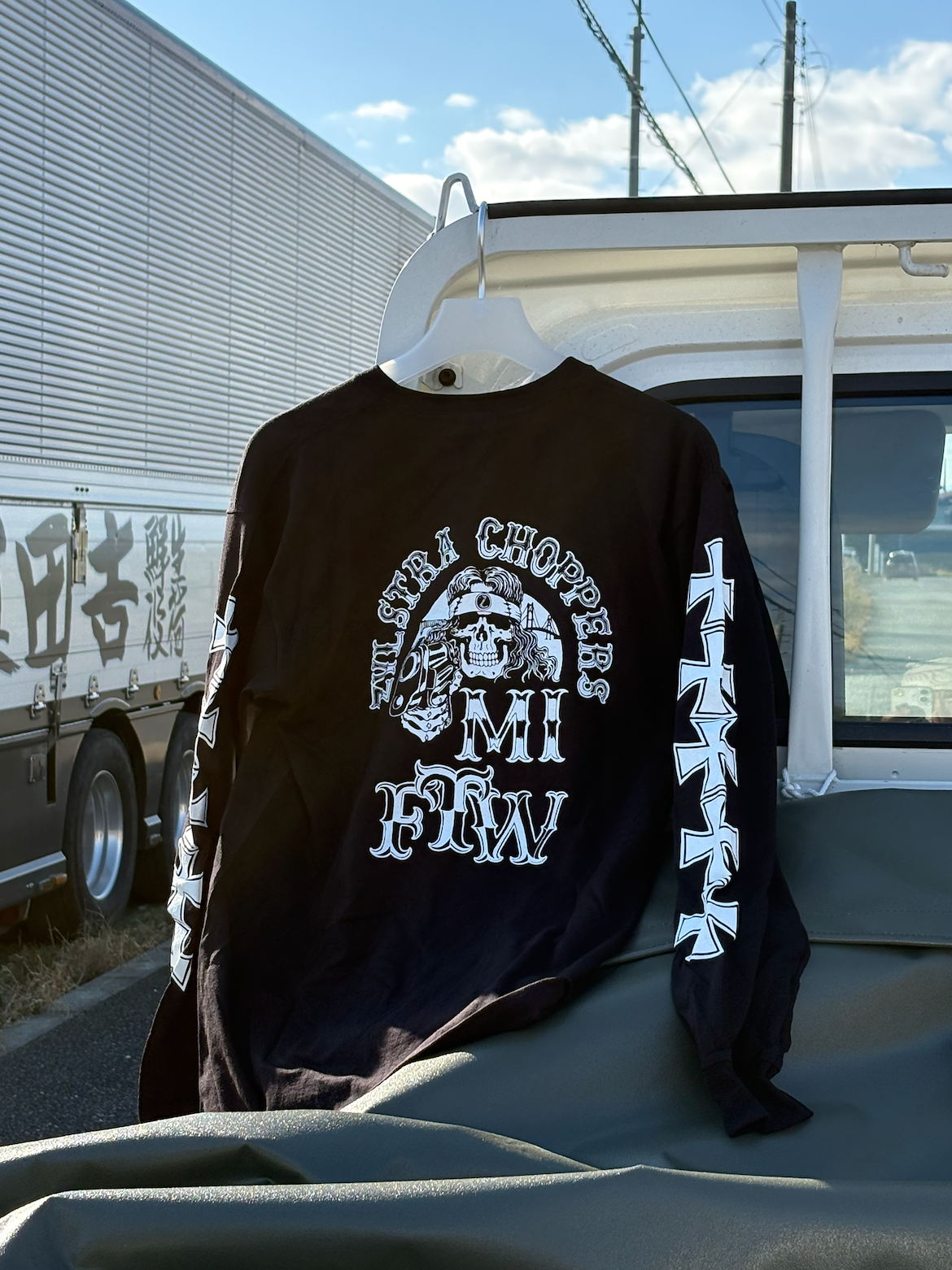 ZYLSTRA CHOPPERS - THE POWER REMAINS ロングスリーブ Tシャツ